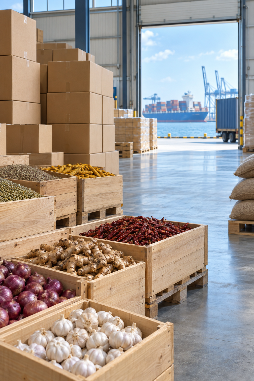 Export quality control and logistics